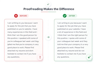 proofread and correct your english or french text