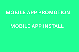 do 1000 mobile app install, USA ios android app download, app review