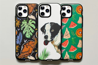 do trendy mobile cover or phone case design