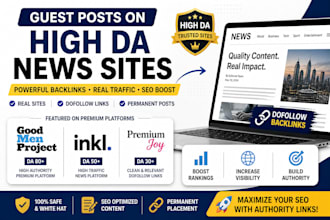 publish guest posts on high da news sites with backlinks