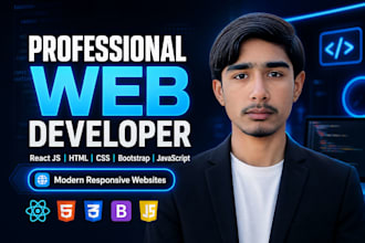 build, rebuild website development as front end developer