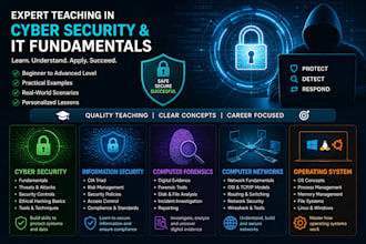 teach cybersecurity computer science and networking online