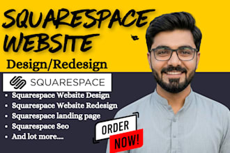 fix or build squarespace website design redesign squarespace website development