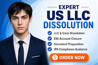 expertly dissolve your US llc, cancel corporation, or close ein