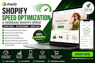 do shopify speed optimization, speed up page and fast loading page