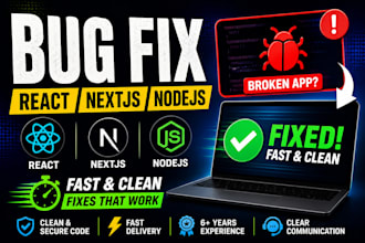 fix bugs in react nextjs and nodejs apps frontend and API issues