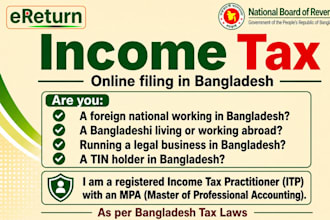 prepare and file ereturn income tax return in bangladesh