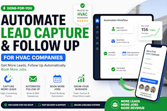 automate hvac and local business lead capture and follow p to grow clients fast