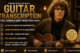 transcribe guitar tabs chords and lead sheets tabs from audio guitar sheet music
