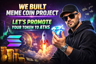 setup solana meme coin marketing and crypto twitter promotion