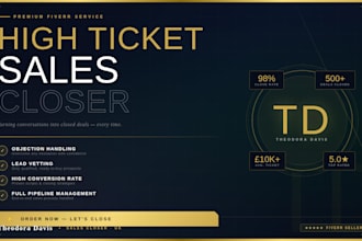 be your high ticket sales closer for wellness and coaching