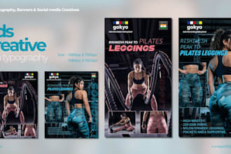 create modern and professional graphic designs