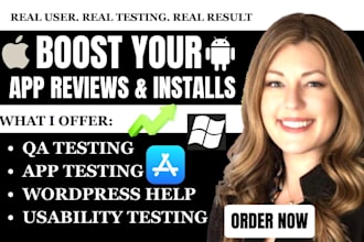 do professional app testing, qa testing and detailed usability reviews