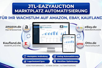 automate your jtl wawi multichannel sales for amazon, ebay, and kaufland
