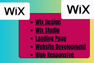 wix website redesign wix expert