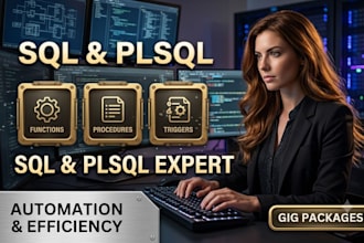 write optimize sql queries and develop pl sql procedures, functions, triggers