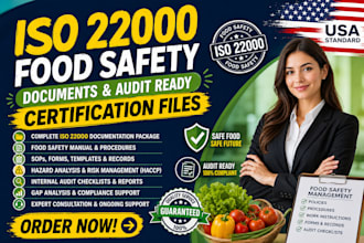 deliver iso 22000 food safety documents audit ready certification files