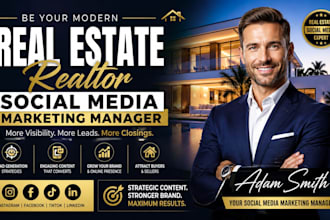 be your real estate, realtor, mortgage broker social media marketing manager