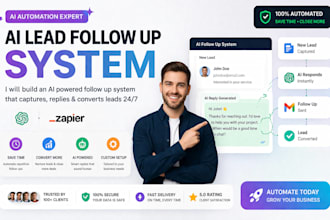 ai powered lead follow up automation system for local businesses zapier setup