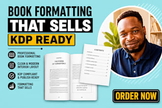 do book index and format your nonfiction book, interior layout for KDP