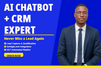 build an ai chatbot and integrate it with gohighlevel CRM