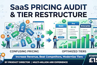 audit your saas pricing and recommend a tier restructure