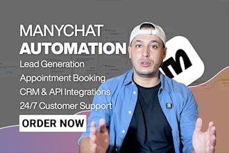 create and manage manychat chatbot, manychat automation, ai chatbot