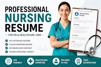 write ats healthcare resume for nurse, rn, medical and healthcare jobs