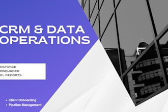 do data entry ,CRM updating and client followup tracking