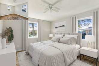 do virtual staging and renovation within 12 to 24 hours