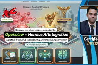 deploy openclaw, hermes integrated personalized ai assistant