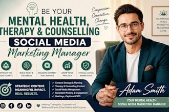 be your mental health, therapy and counselling social media marketing manager