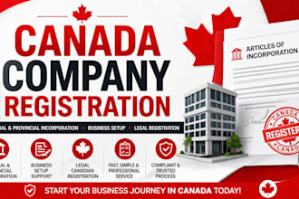 register your canada company and incorporate your business legally