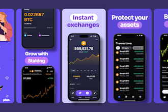 design app screenshots for play store and app store