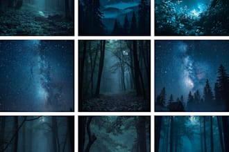 create dark nature aesthetic wallpapers for your phone