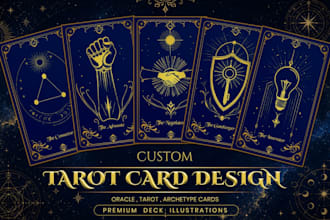 design professional tarot cards