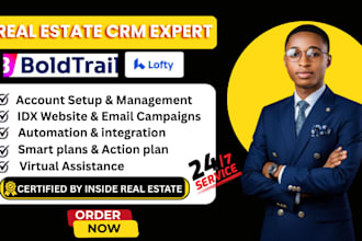 follow up boss, lofty crm, follow up boss automation, boldtrail, smart plan VA