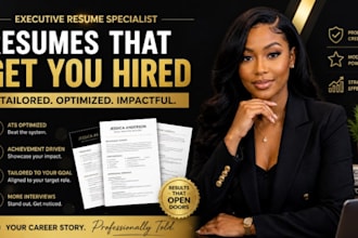 write a professional executive resume for senior roles