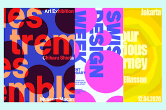 design a modern minimalist poster, flyer, and banner