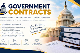 find rfp, write bid proposal, winning government contract, rfq, respond to rfp