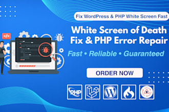fix wordpress, PHP white screen of death, wsod, blank page, and fatal errors