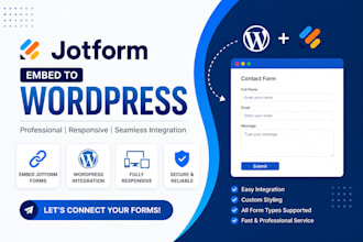 embed jotform forms into your wordpress website professionally