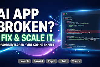 be your cursor developer to fix or build vibe coding apps