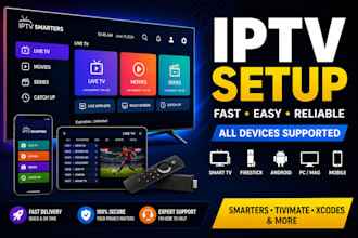 setup and configure iptv smarters or tivimate on any device fast