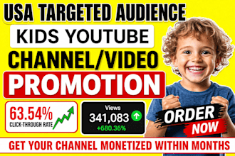 do organic youtube kids video promotion kids channel management