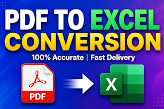data entry specialist PDF to excel web research