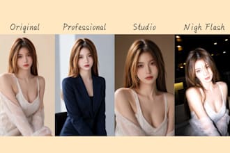 do ai portrait retouching and style transformation