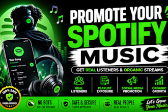do spotify music promotion, song promotion spotify listeners