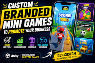 create custom branded mini games to promote your business