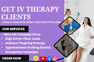 get high paying iv therapy and wellness clients using meta ads
